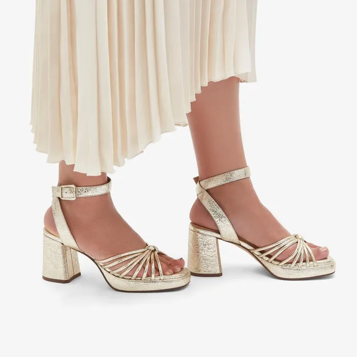 Ritzy 75 Faye Champagne Women Clarks Heels and Pumps