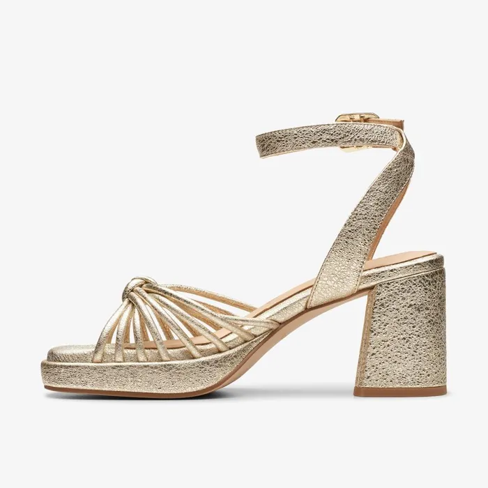 Ritzy 75 Faye Champagne Women Clarks Heels and Pumps