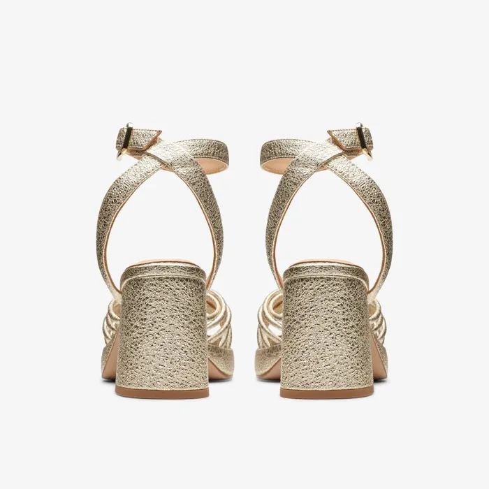 Ritzy 75 Faye Champagne Women Clarks Heels and Pumps