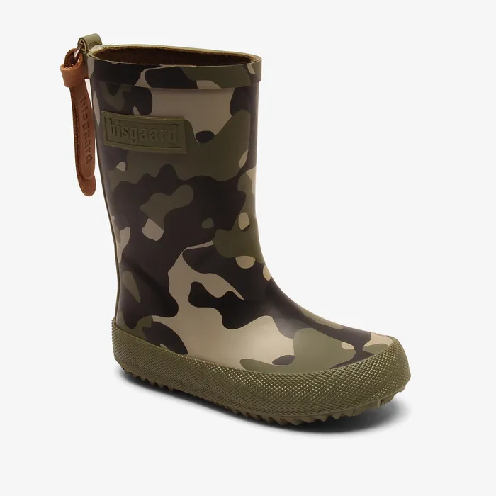 Rubber boots KIDS bisgaardshoes fashion camouflage Green