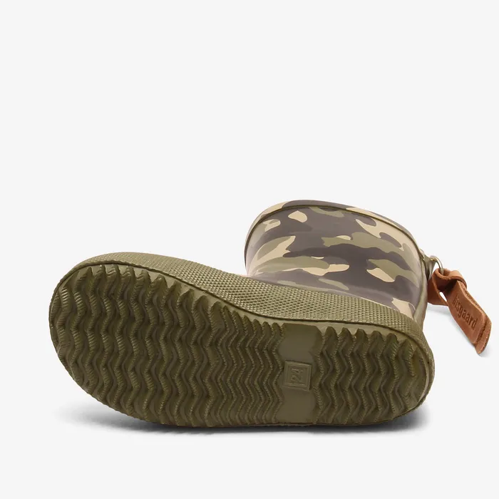 Rubber boots KIDS bisgaardshoes fashion camouflage Green