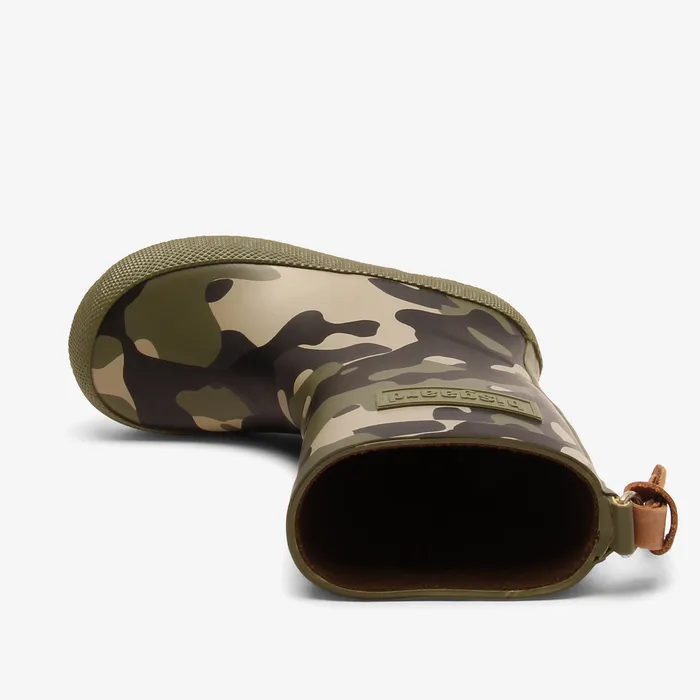 Rubber boots KIDS bisgaardshoes fashion camouflage Green