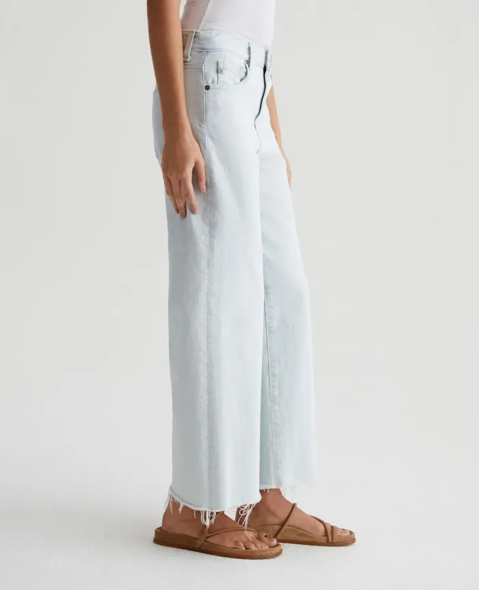 Saige Wide Leg Crop Tide Pool Women AG Jeans Denim Saige Wide Leg Crop Tide Pool Women AG Jeans Denim