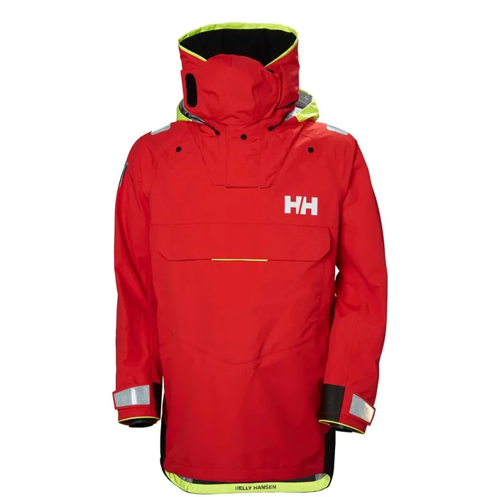 Sailing Jackets Men Helly Hansen AEGIR OCEAN DRY TOP 222 Alert Red