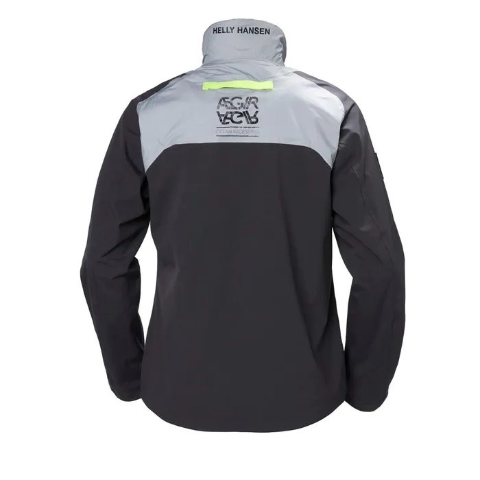 Sailing Jackets Women Helly Hansen W AEGIR H2FLOW JACKET 820 Silver Grey