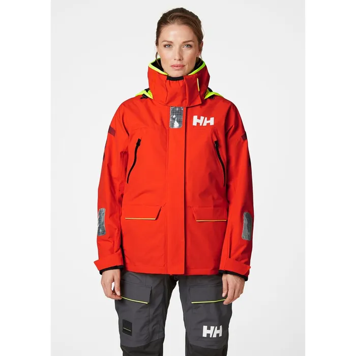 Sailing Jackets Women Helly Hansen W SKAGEN OFFSHORE JACKET 147 Cherry Toma