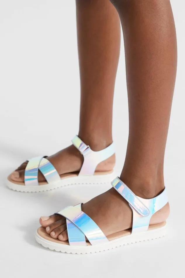 Sandals and Slides Girl Seed Heritage Summer Sandal Iridescent