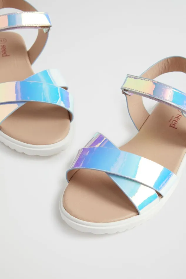 Sandals and Slides Girl Seed Heritage Summer Sandal Iridescent