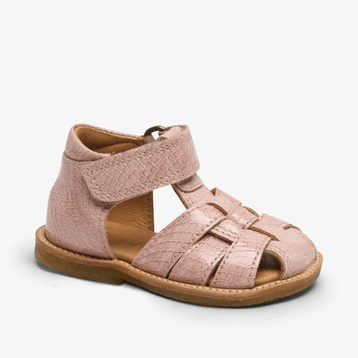 Sandals bisgaardshoes KIDS ami rose croco Rose