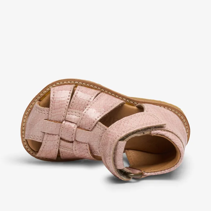 Sandals bisgaardshoes KIDS ami rose croco Rose