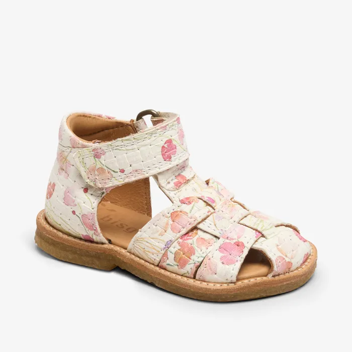 Sandals KIDS bisgaardshoes ami flower print white White