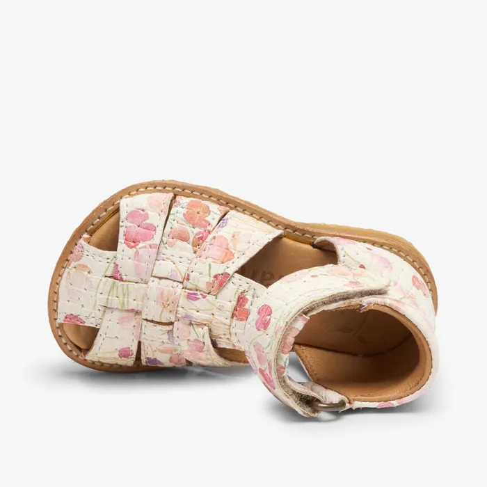 Sandals KIDS bisgaardshoes ami flower print white White