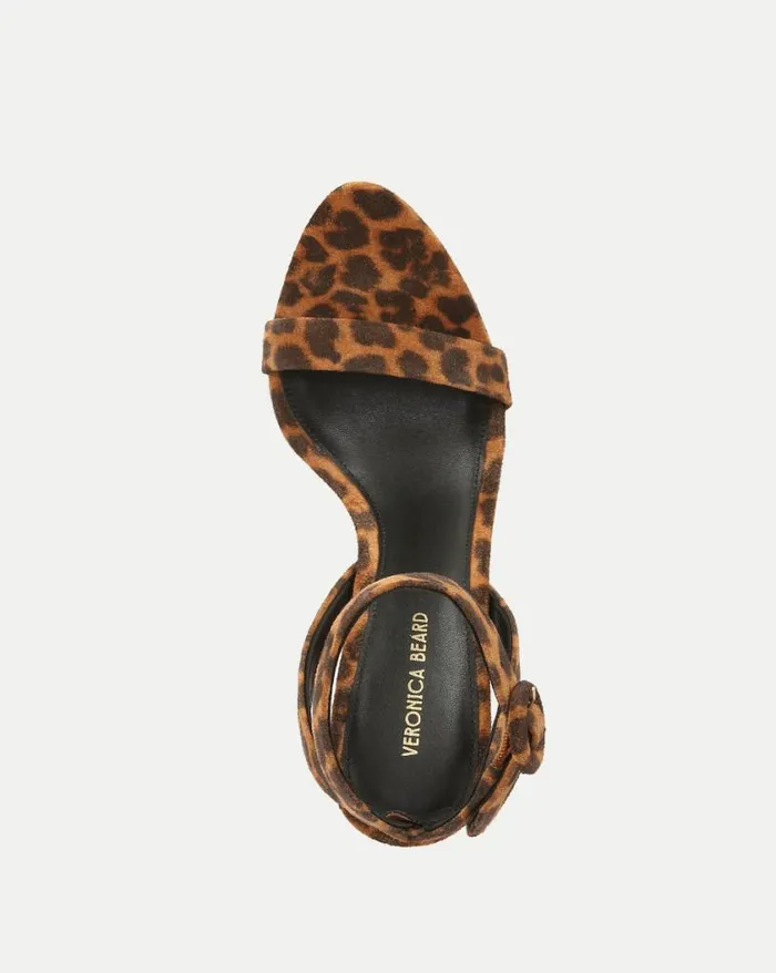 Sandals Shop Veronica Beard Darcelle Leopard AnkleStrap Stiletto Heel Leopard