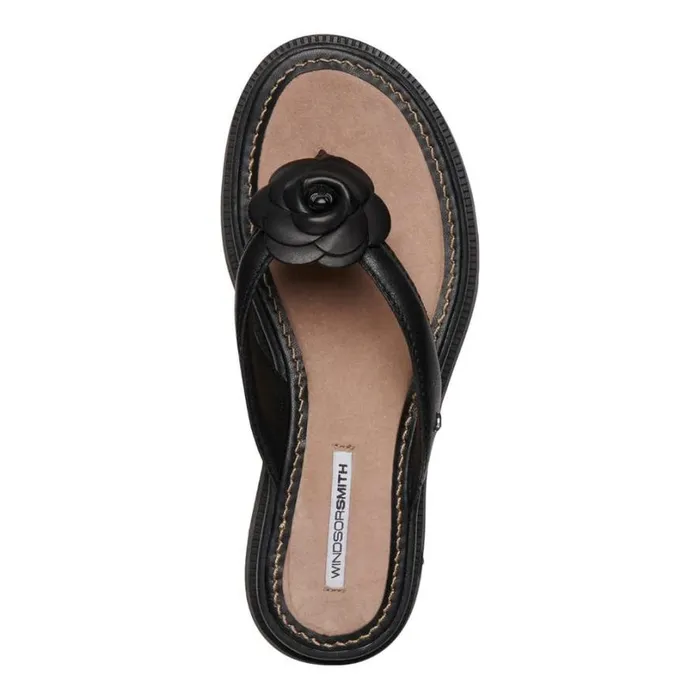 Sandals Women Windsor Smith SPOILT BLACK LEATHER SANDALS Sandals Women Windsor Smith SPOILT BLACK LEATHER SANDALS