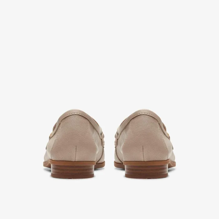Sarafyna Iris Stone Leather Women Clarks SlipOns