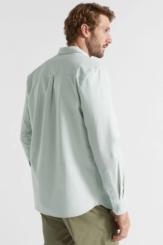 Shirts Man Seed Heritage Oxford Shirt Dusty Mint