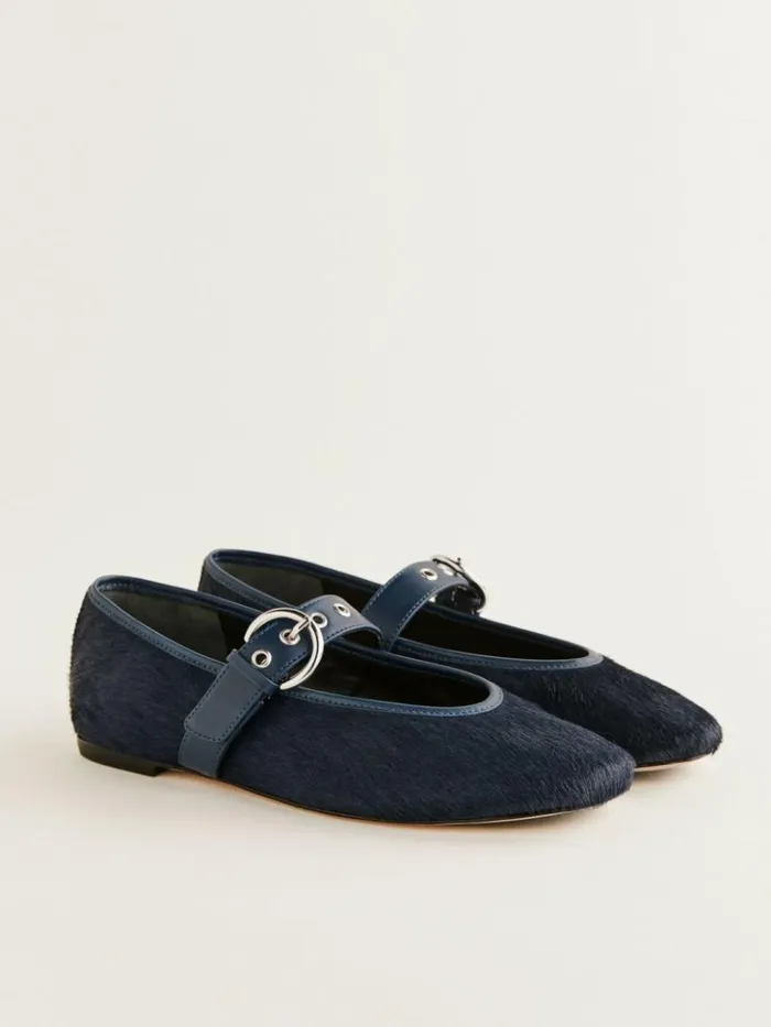 Shoes The Reformation Bethany Ballet Flat After Hours Haircalf