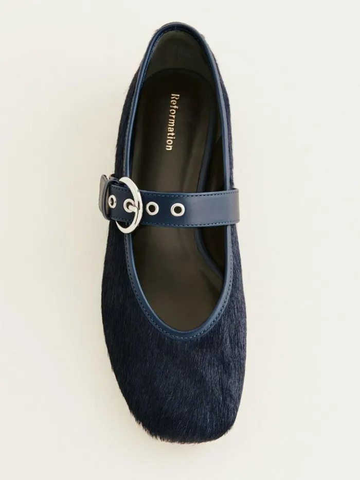 Shoes The Reformation Bethany Ballet Flat After Hours Haircalf