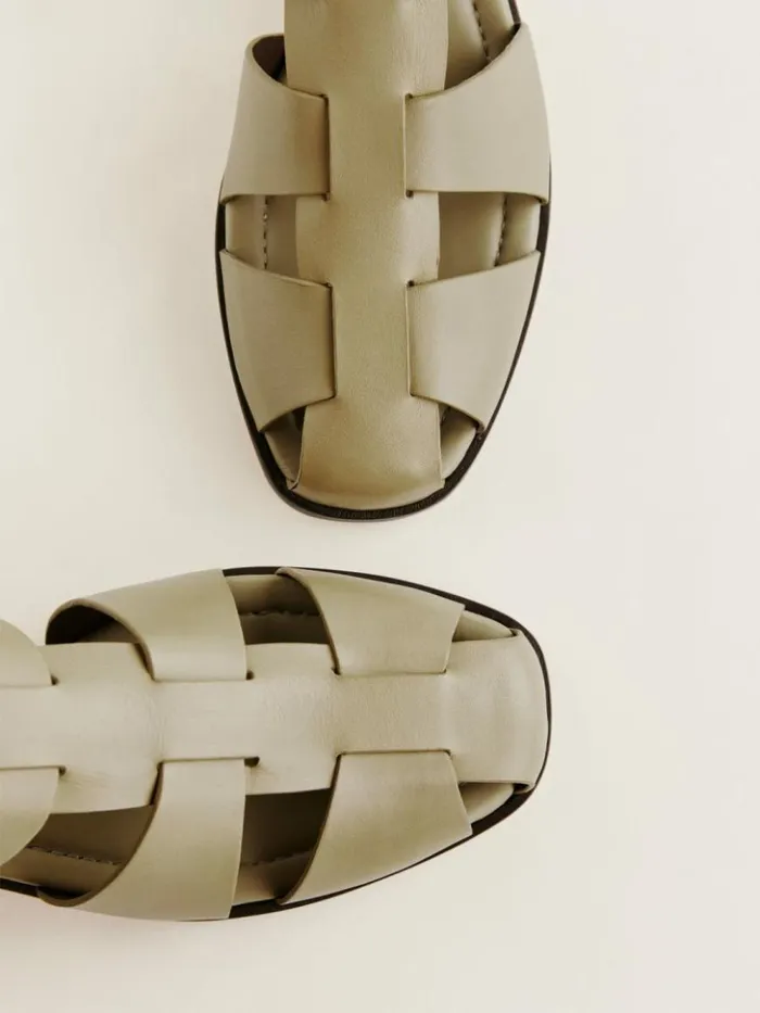 Shoes The Reformation Freya Fisherman Sandal Cerignola Leather