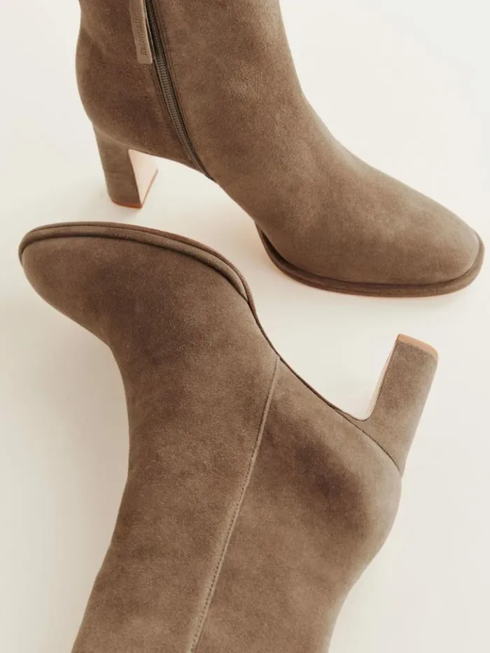 Shoes The Reformation Gillian Ankle Boot Farro Suede