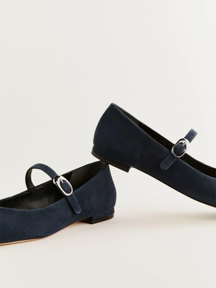 Shoes The Reformation Melissa Mary Jane Flat After Hours Suede