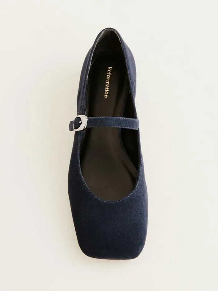 Shoes The Reformation Melissa Mary Jane Flat After Hours Suede