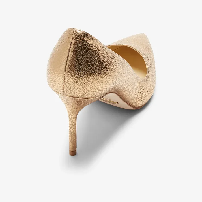Shoes Women The MMLaFleur x Sarah Flint Perfect Pump 85 Gold Crackle M M LaFleur