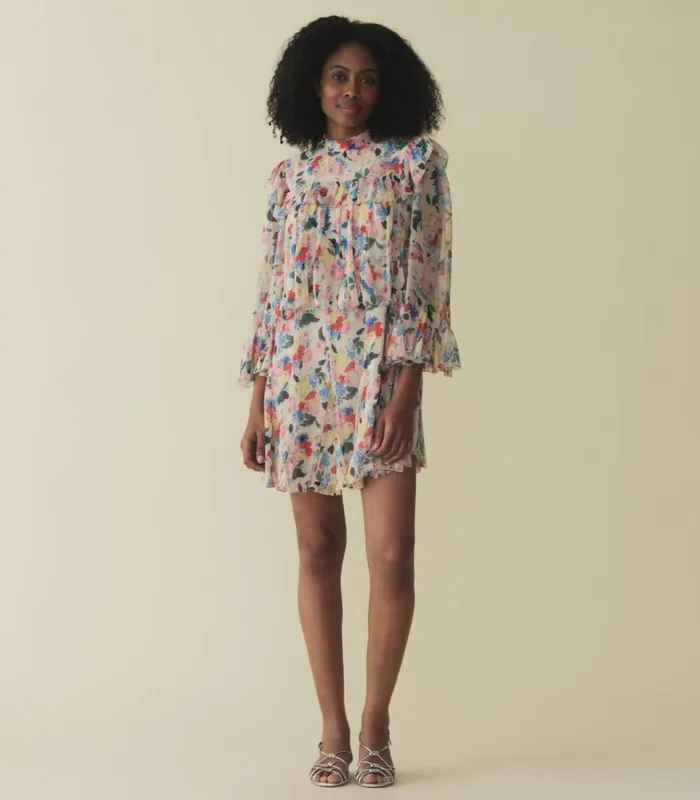 Shop ALETTE DRESS Fleur Du Matin DEN Dresses