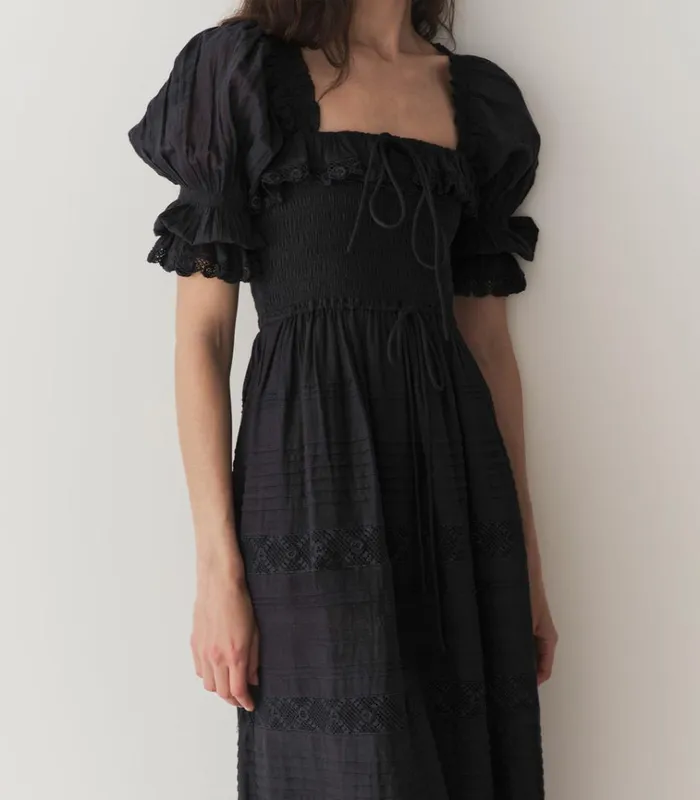 Shop IZABAL DRESS Navy DEN Dresses