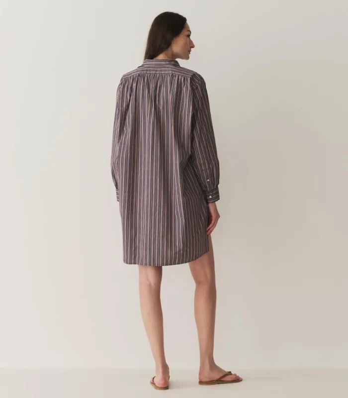 Shop JORA DRESS San Marino Stripe DEN Dresses
