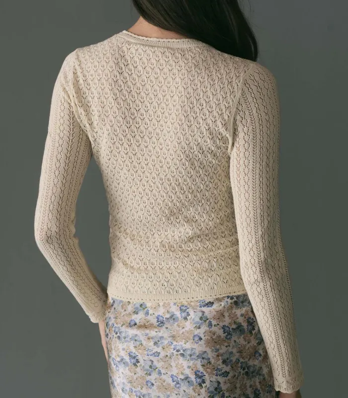 Shop JOURNEE SWEATER Ivory DEN Knitwear