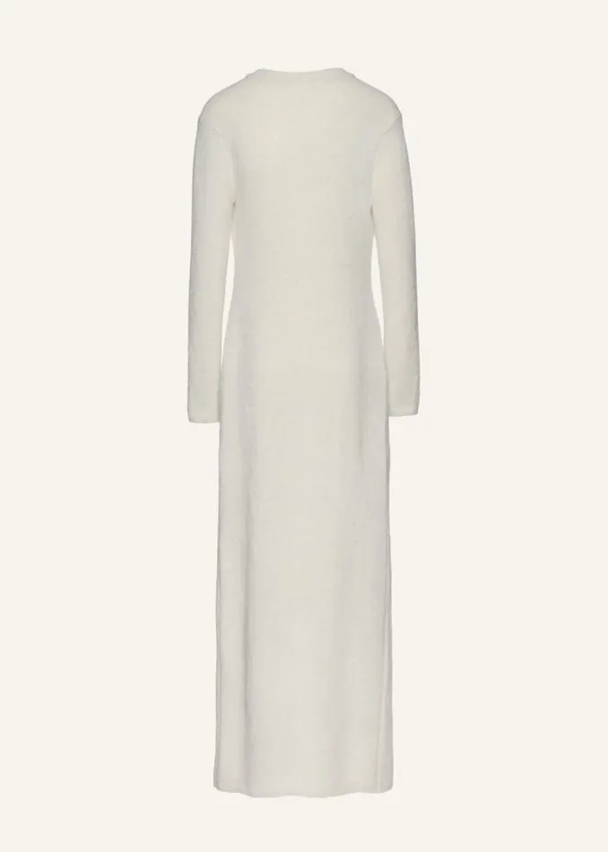 Shop Magda Butrym Knitwear Mohair Blend Knit Duster Cardigan In Cream Shop Magda Butrym Knitwear Mohair Blend Knit Duster Cardigan In Cream