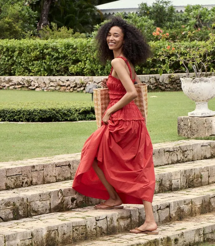Shop MARIANNE DRESS Scarlet DEN Dresses
