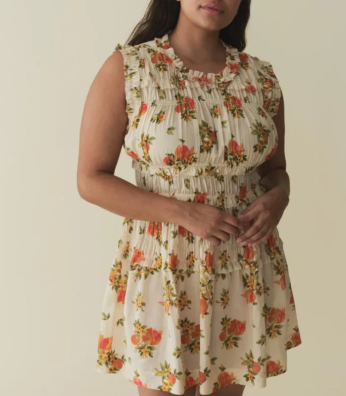 Shop MARTHA DRESS Orangerie Floral DEN Dresses
