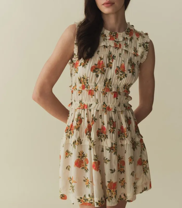 Shop MARTHA DRESS Orangerie Floral DEN Dresses