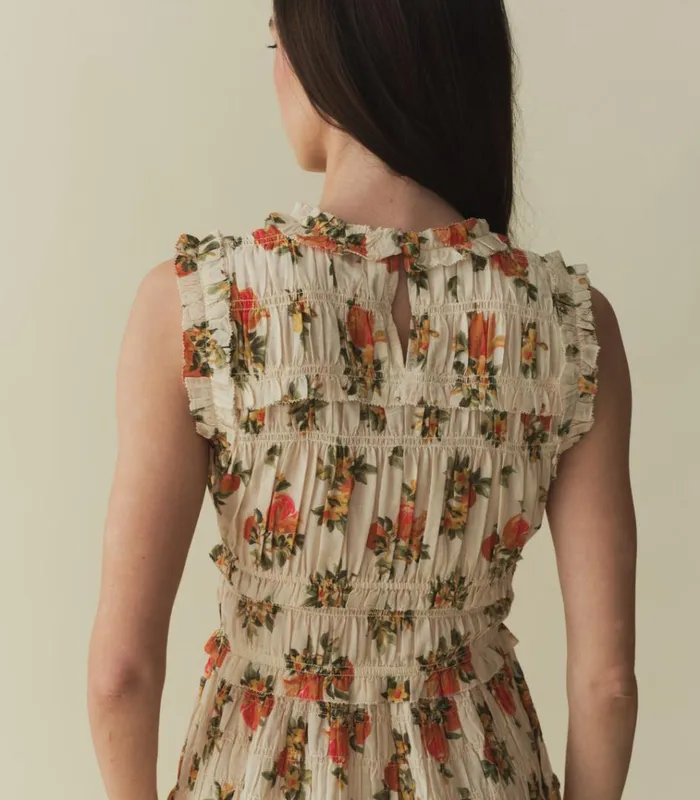 Shop MARTHA DRESS Orangerie Floral DEN Dresses