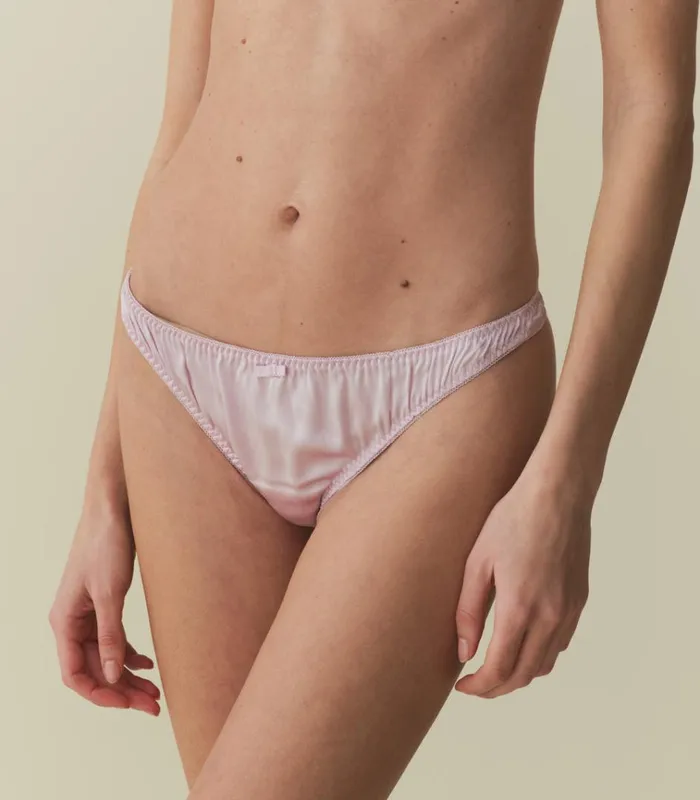 Shop MEG THONG Purple Thistle DEN Den Delicates