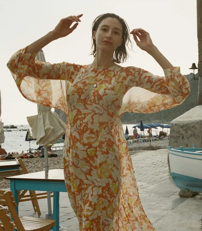 Shop OLIANA DRESS Sienna Anemone Bloom DEN Dresses