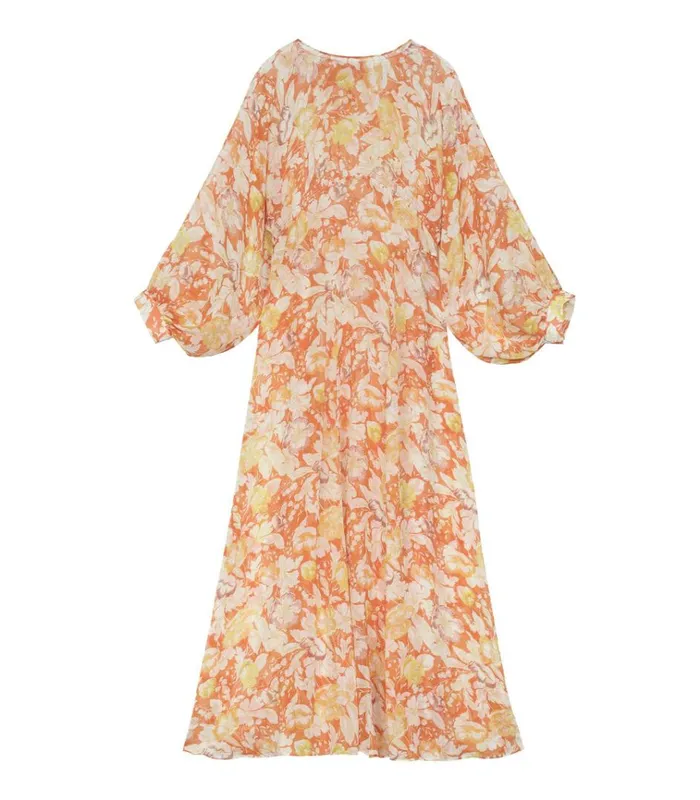 Shop OLIANA DRESS Sienna Anemone Bloom DEN Dresses