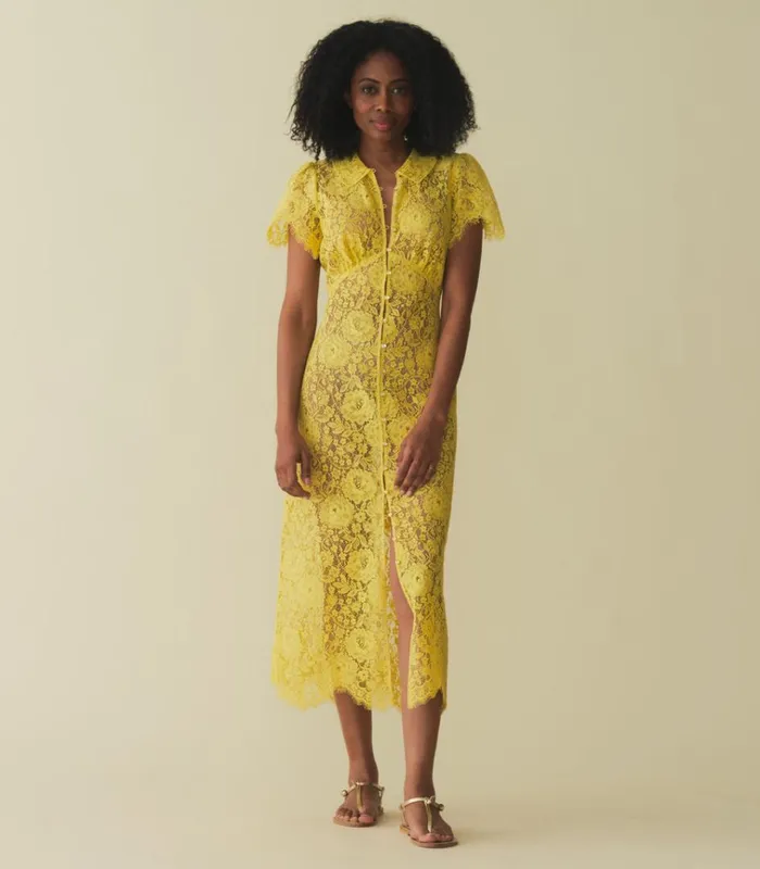 Shop SOHANA DRESS Daffodil Yellow DEN Dresses