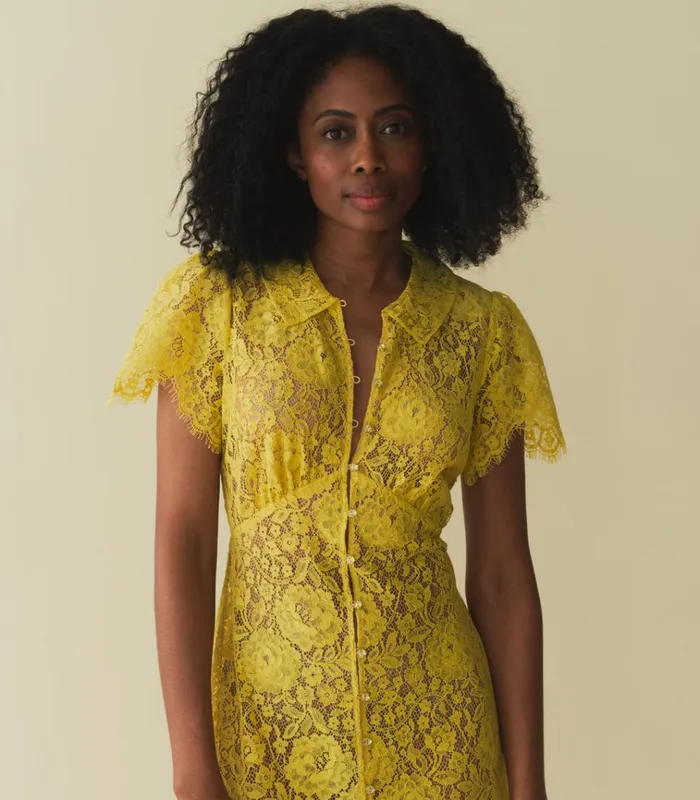 Shop SOHANA DRESS Daffodil Yellow DEN Dresses