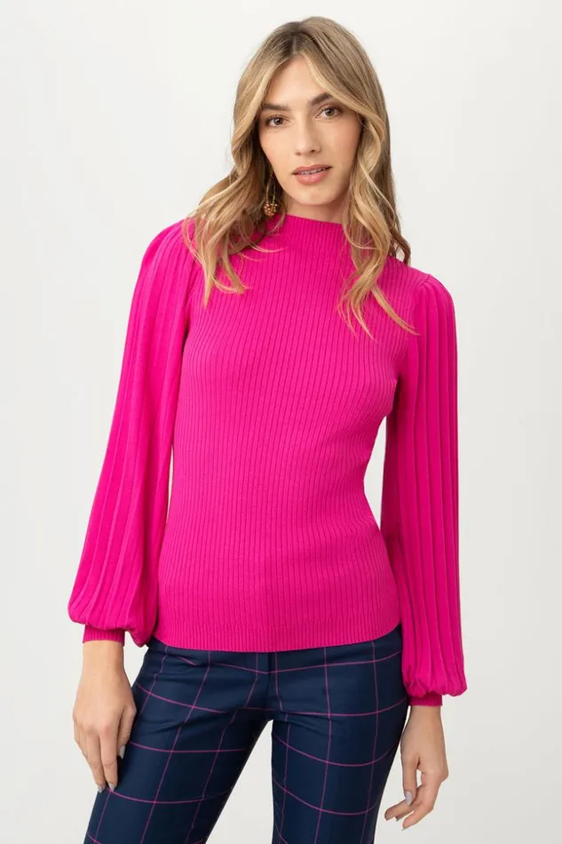 SHOP Trina Turk ALL TOPS GLOSSY SWEATER