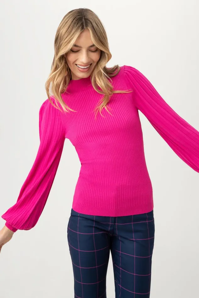 SHOP Trina Turk ALL TOPS GLOSSY SWEATER