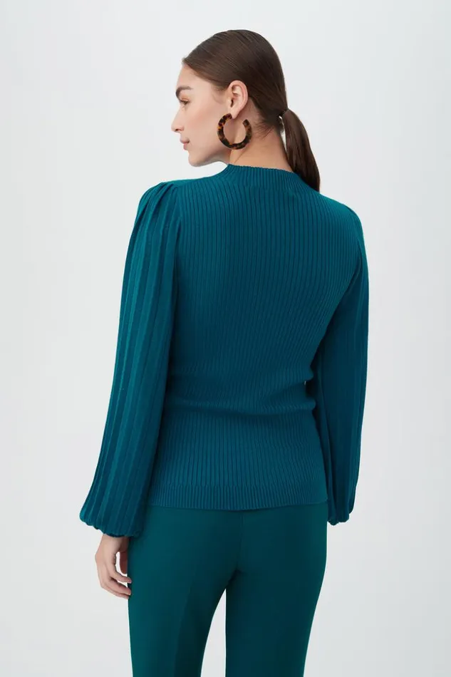SHOP Trina Turk ALL TOPS GLOSSY SWEATER