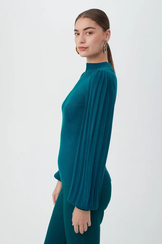 SHOP Trina Turk ALL TOPS GLOSSY SWEATER