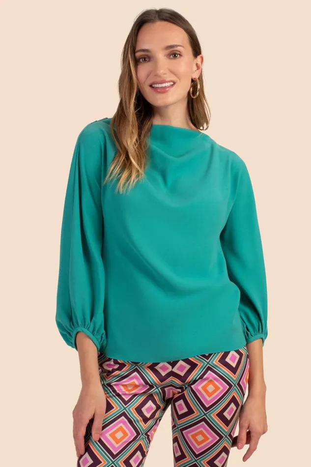 SHOP Trina Turk ALL TOPS SEA BREEZE TOP
