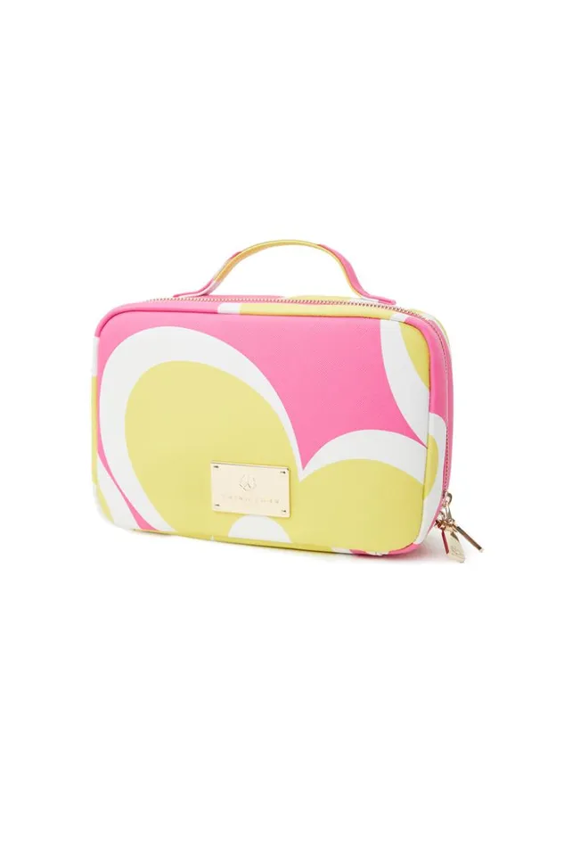 SHOP Trina Turk HANDBAGS PALM BAY FLORAL COSMETIC TOTE
