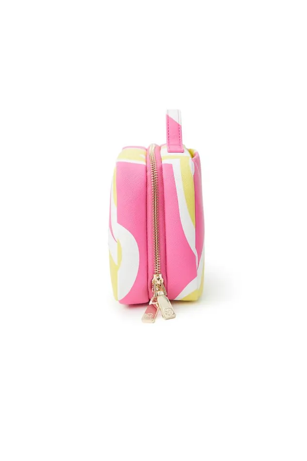SHOP Trina Turk HANDBAGS PALM BAY FLORAL COSMETIC TOTE