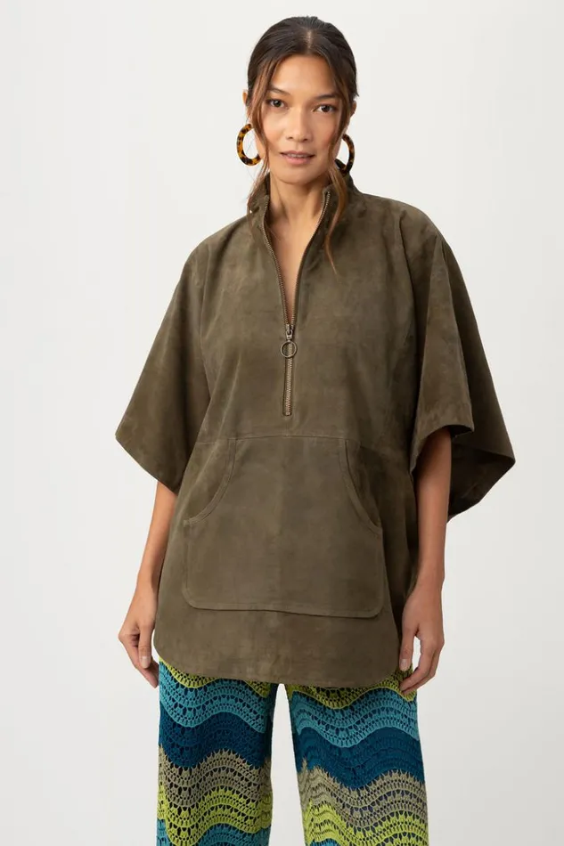 SHOP Trina Turk JACKETS and COATS BODHI PONCHO