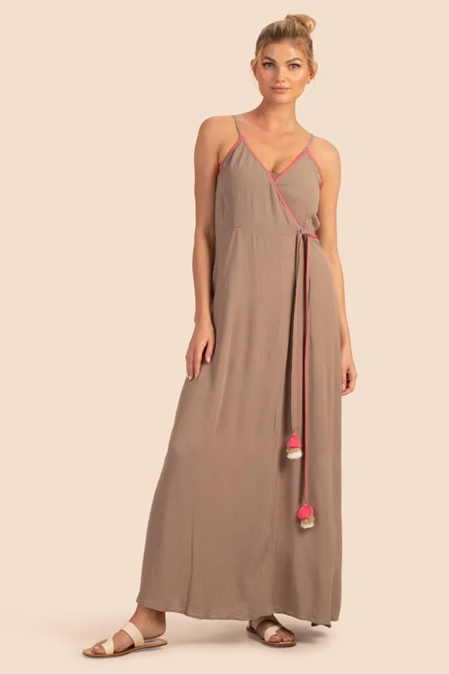 SHOP Trina Turk MATCHING SWIM SETS BRITTANY MAXI WRAP DRESS